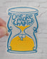 One More Chapter Hourglass Reading Books Vinyl Sticker
