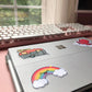 Pink Rainbow Do You Guys Ever Think About Dying Sticker