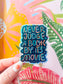 Never Judge a Book By Its Movie Bookstore Waterproof Sticker