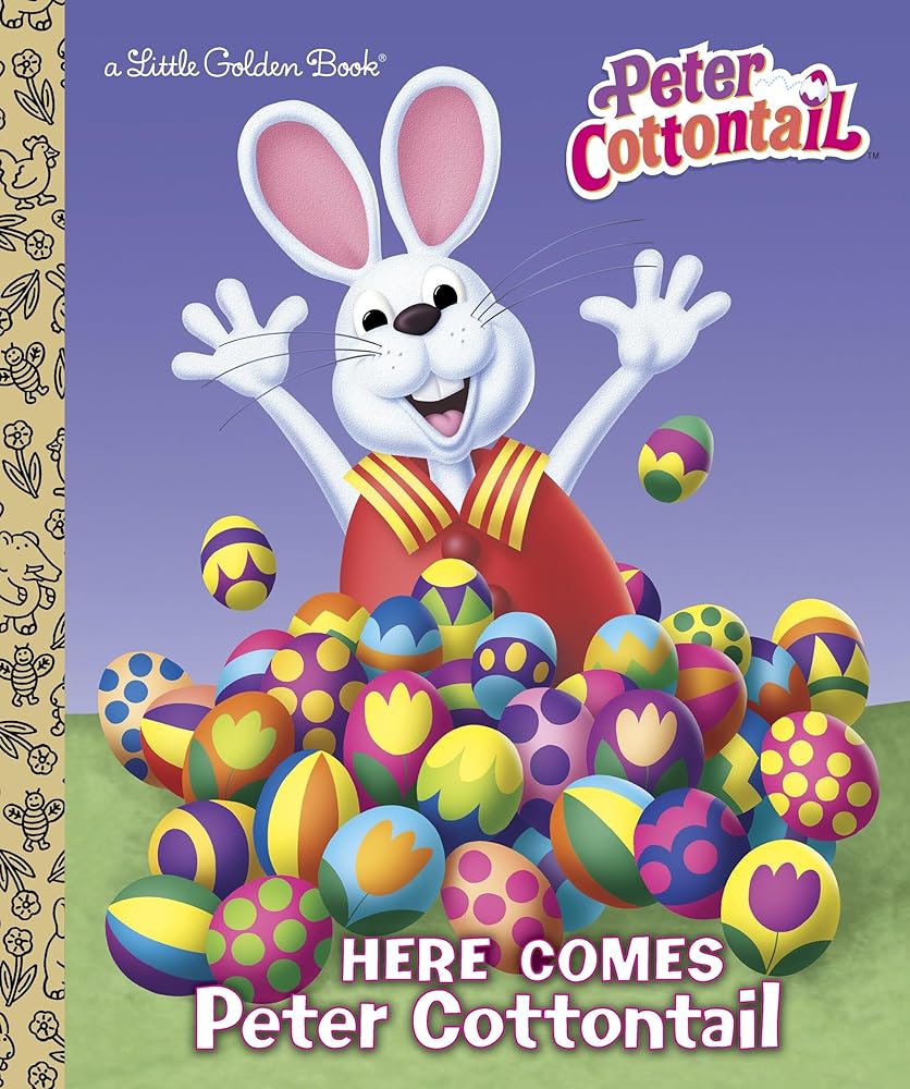 Here Comes Peter Cottontail Little Golden Book (Peter Cottontail): A Bunny Book for Kids cover image