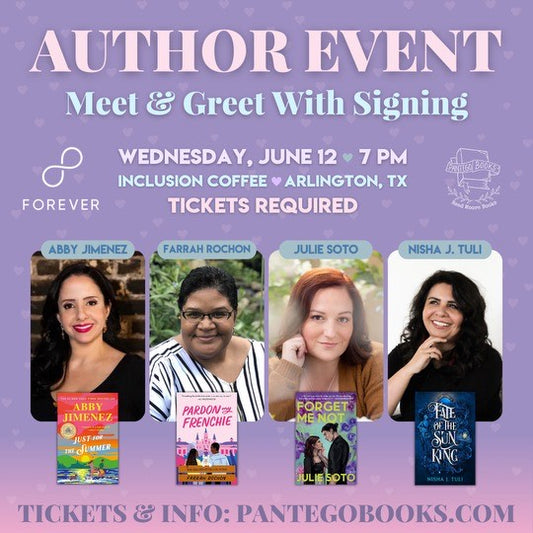 Pantego Books Presents: Forever Authors Meet & Greet Signing @ Inclusion Coffee