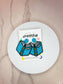 Book 'Em Reading Beaded Library Bookish Bookshop Earrings: Blue