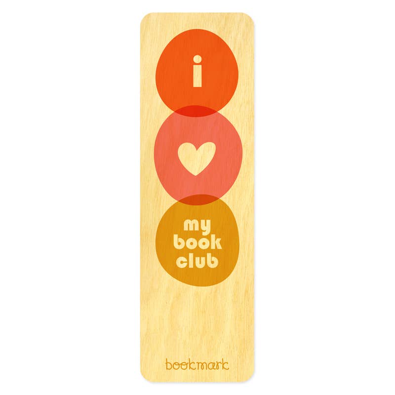 Book Club Wood Bookmark - Christmas Holiday Gift Stocking Stuffers