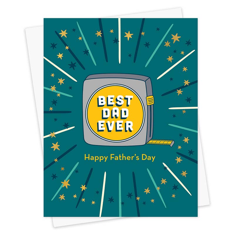 Measure Up Dad Foil Stamped Father's Day Card