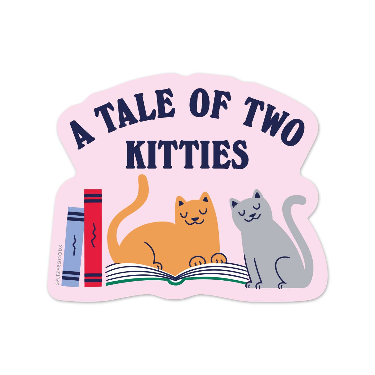 Tale Two Kitties Sticker