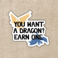 You Want a Dragon? Earn One Sticker | Fourth Wing