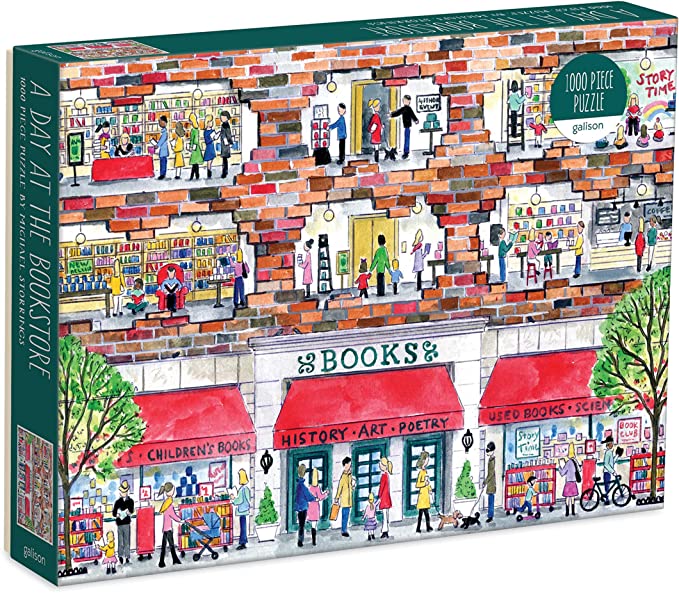 Michael Storrings a Day at the Bookstore 1000 Piece Puzzle