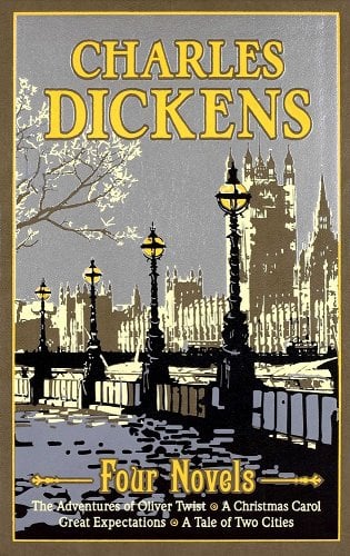 Charles Dickens: Four Novels (Leather-Bound Classics)