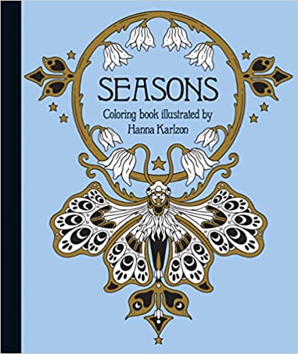 Seasons Coloring Book: Published in Sweden as Tidevarv
