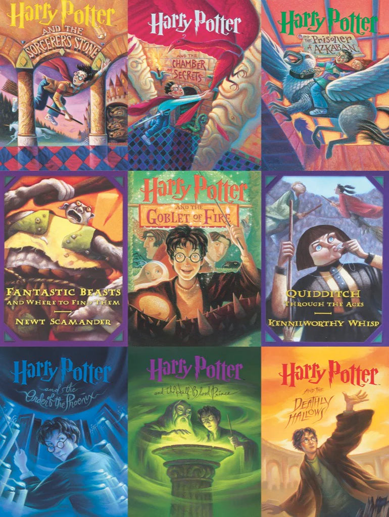 Harry Potter Book Cover Collage